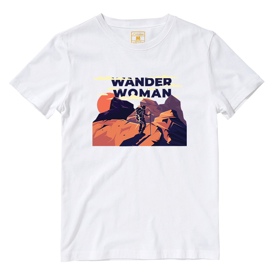 Cotton Shirt: Wander Woman