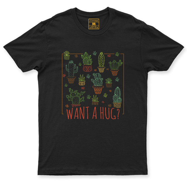 C. Spandex Shirt: Want a hug