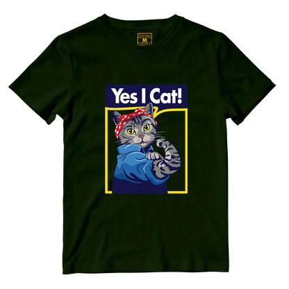Cotton Shirt: Yes I Cat