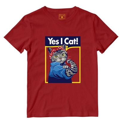 Cotton Shirt: Yes I Cat