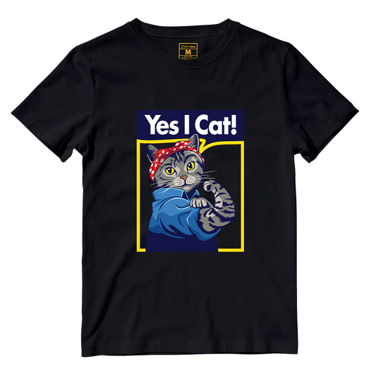 Cotton Shirt: Yes I Cat