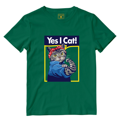 Cotton Shirt: Yes I Cat