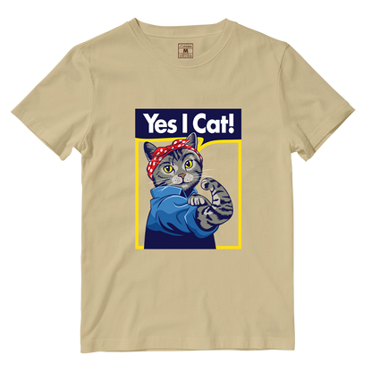 Cotton Shirt: Yes I Cat