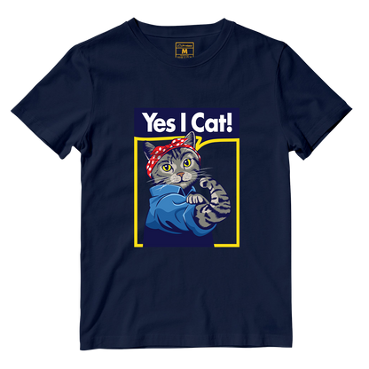 Cotton Shirt: Yes I Cat