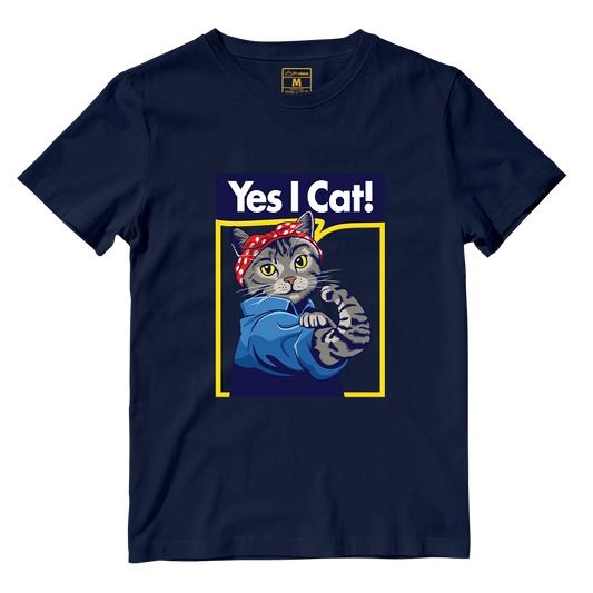 Cotton Shirt: Yes I Cat