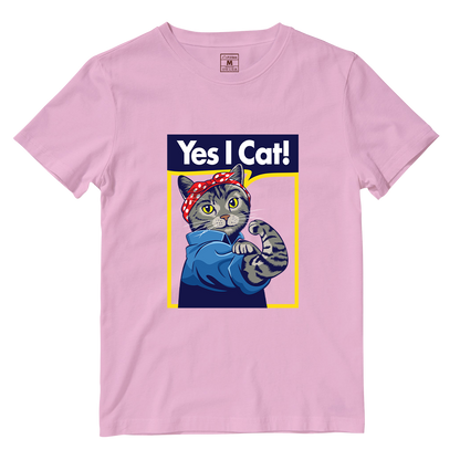 Cotton Shirt: Yes I Cat