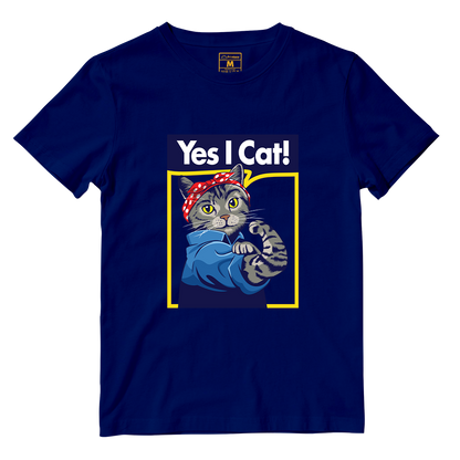 Cotton Shirt: Yes I Cat