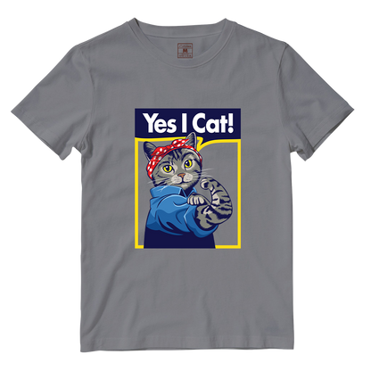 Cotton Shirt: Yes I Cat