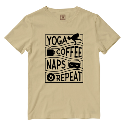 Cotton Shirt: Yoga, coffee, and naps