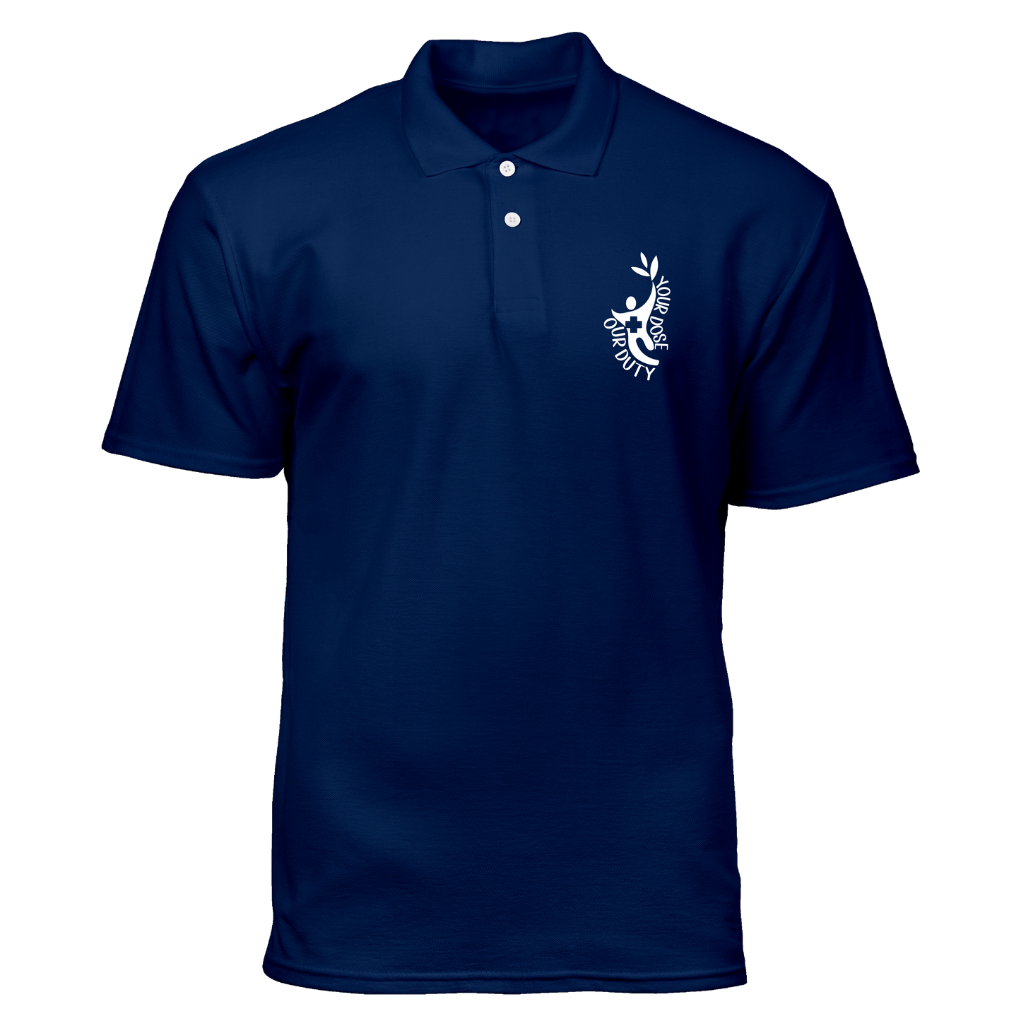 Cotton Polo Shirt: Your Dose, Our Duty Pocket