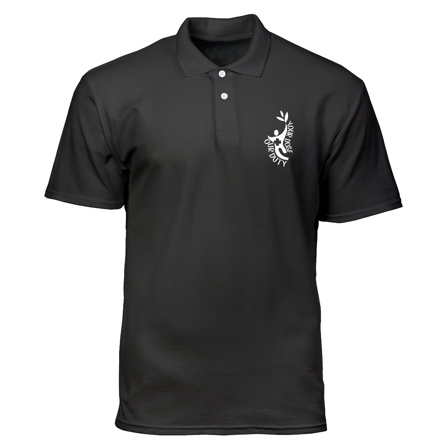 Cotton Polo Shirt: Your Dose, Our Duty Pocket