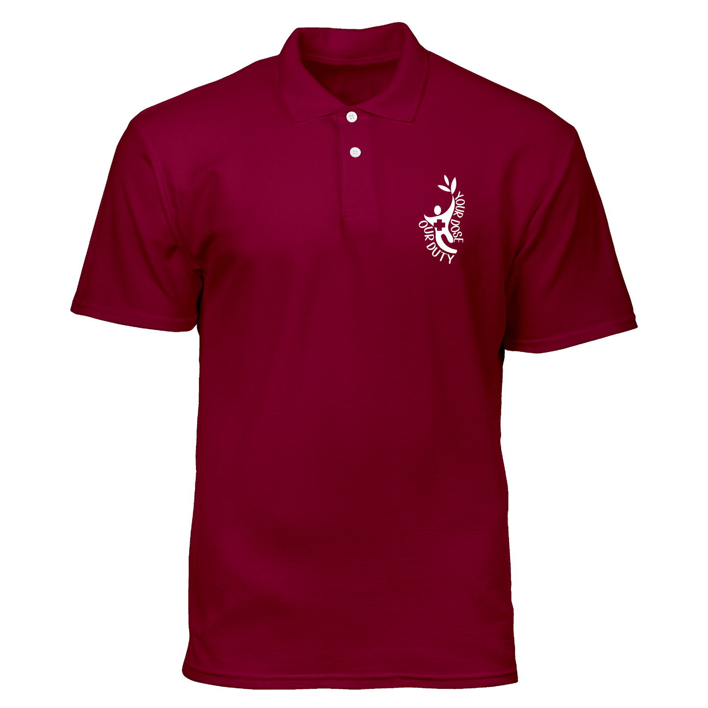 Cotton Polo Shirt: Your Dose, Our Duty Pocket