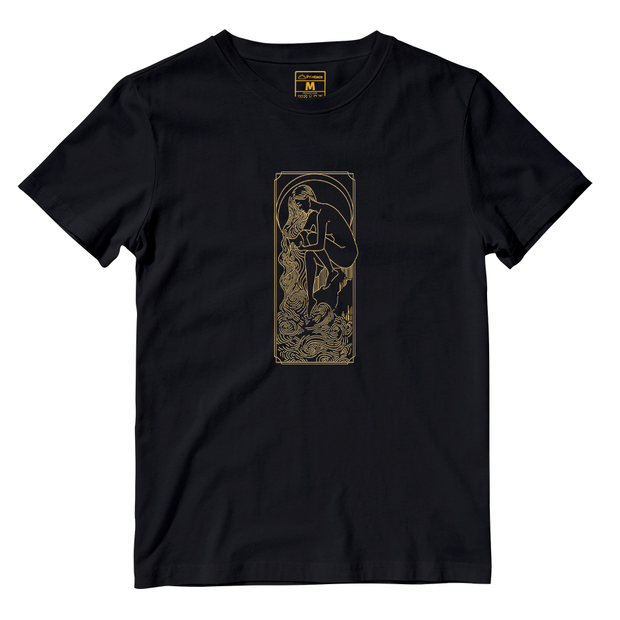 Cotton Shirt: Aquarius Gold