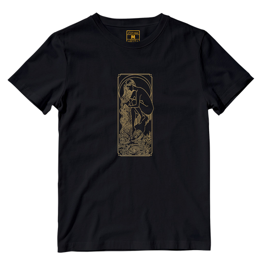 Cotton Shirt: Aquarius Gold