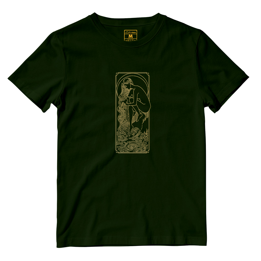 Cotton Shirt: Aquarius Gold