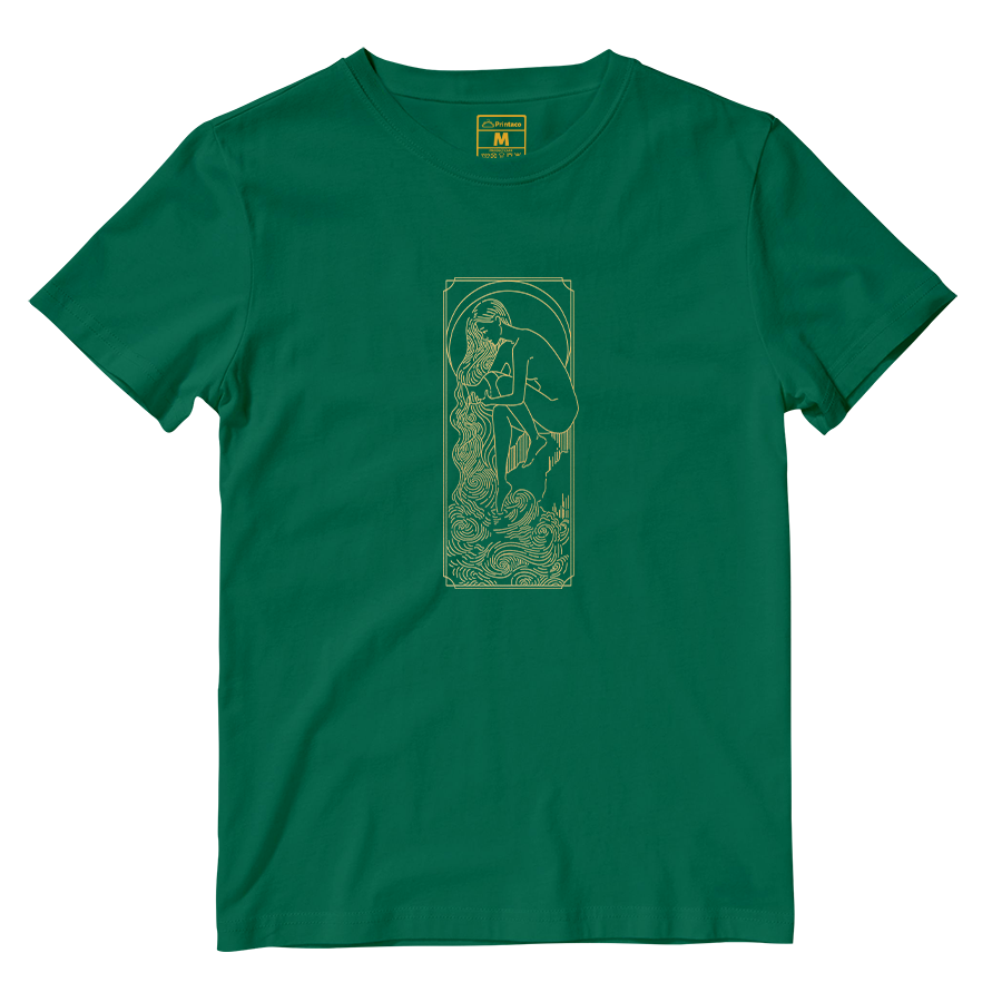 Cotton Shirt: Aquarius Gold