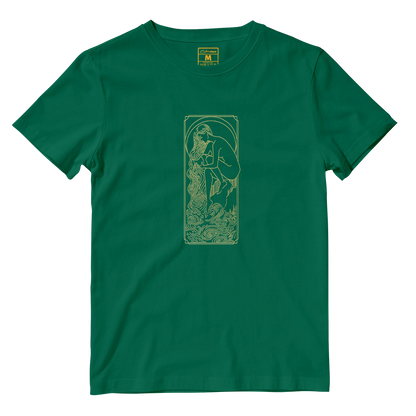 Cotton Shirt: Aquarius Gold