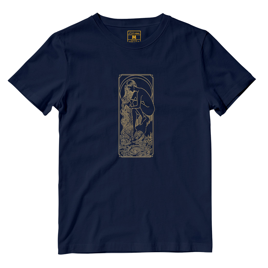 Cotton Shirt: Aquarius Gold