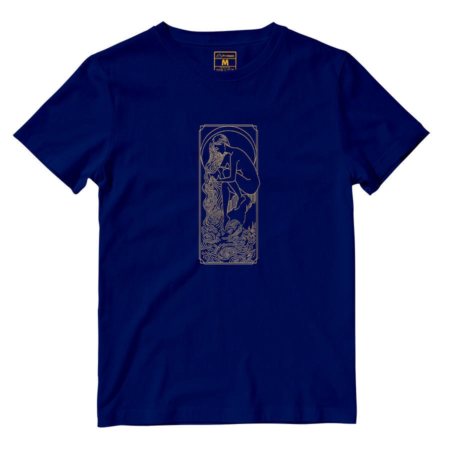 Cotton Shirt: Aquarius Gold