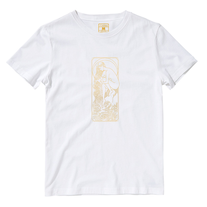 Cotton Shirt: Aquarius Gold