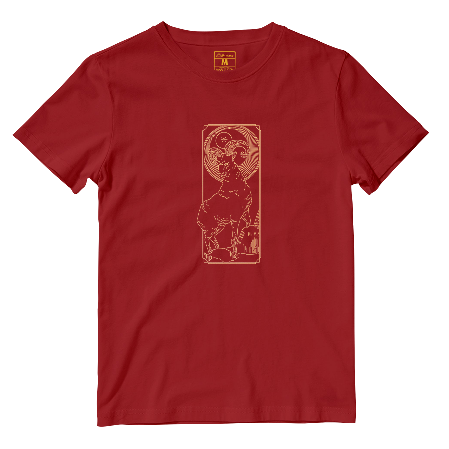 Cotton Shirt: Aries Gold