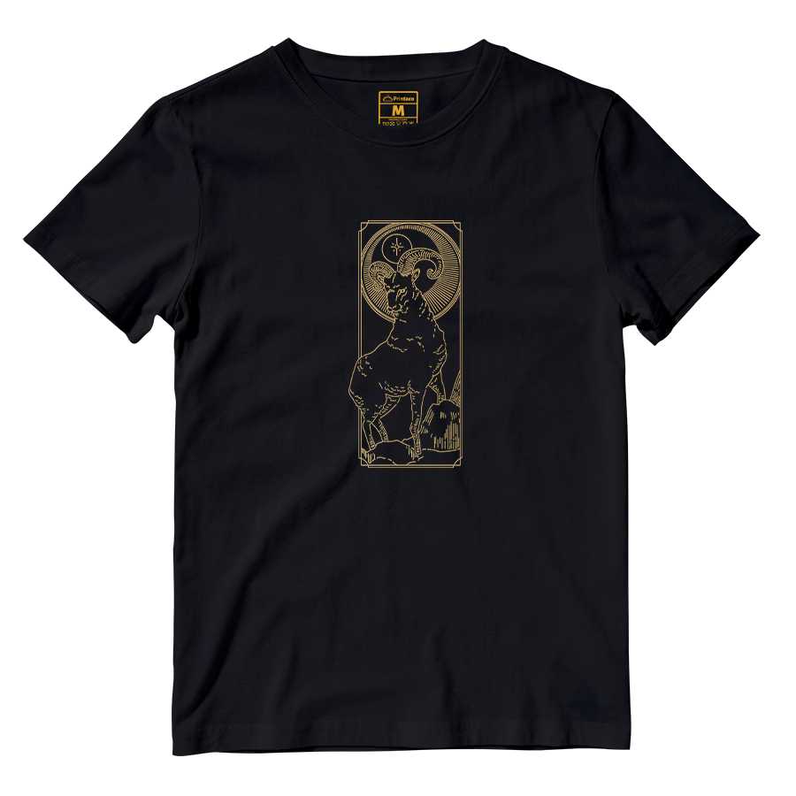 Cotton Shirt: Aries Gold