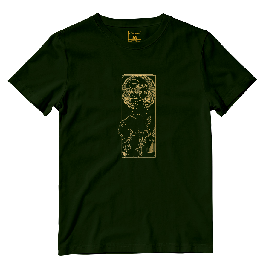 Cotton Shirt: Aries Gold