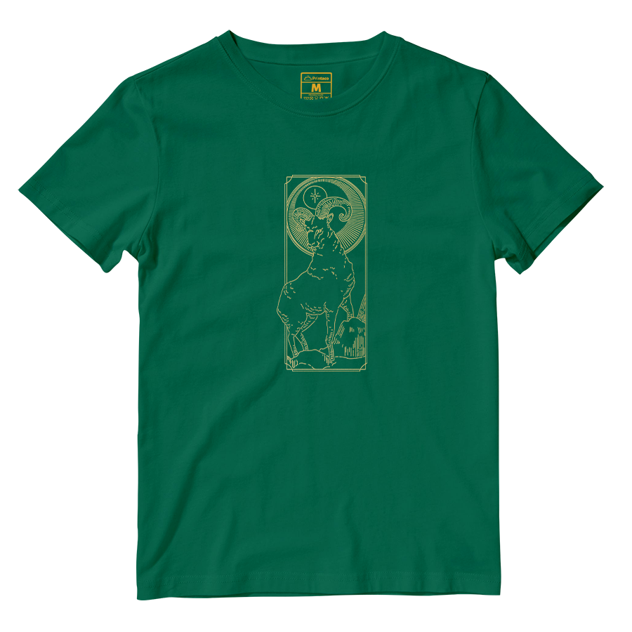 Cotton Shirt: Aries Gold