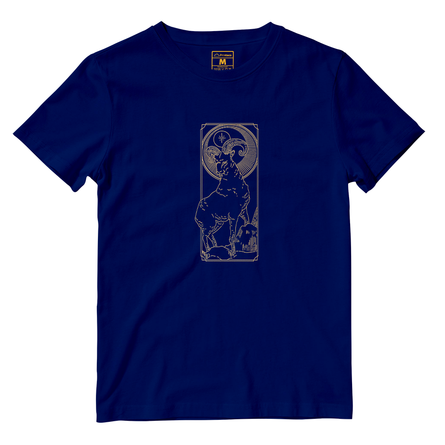 Cotton Shirt: Aries Gold