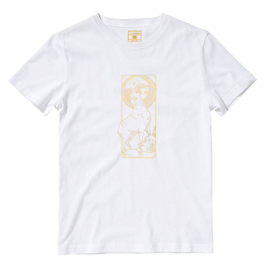 Cotton Shirt: Aries Gold