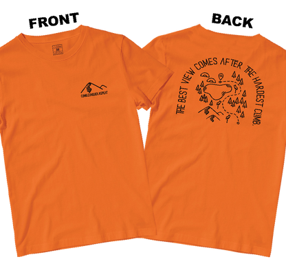 Drifit Shirt: Climb Conquer Repeat (Front and Back)
