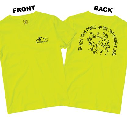 Drifit Shirt: Climb Conquer Repeat (Front and Back)