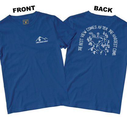 Drifit Shirt: Climb Conquer Repeat (Front and Back)
