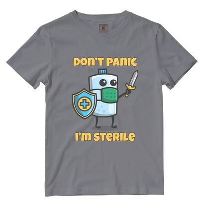 Cotton Shirt: Dont Panic Im Sterile