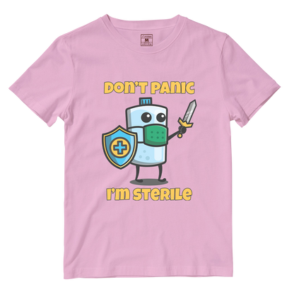 Cotton Shirt: Dont Panic Im Sterile