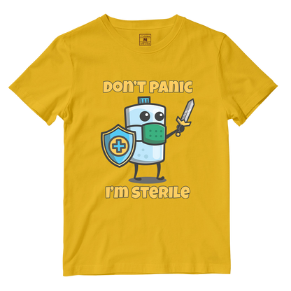 Cotton Shirt: Dont Panic Im Sterile