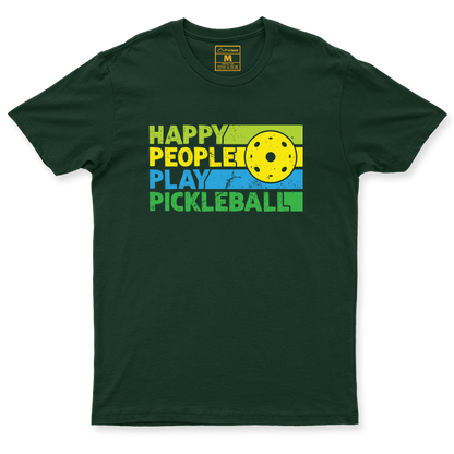 Drifit Shirt: Happy People Play Pickleball