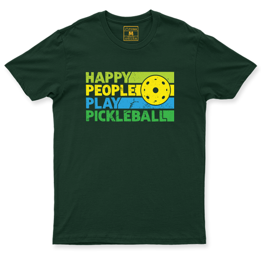 Drifit Shirt: Happy People Play Pickleball