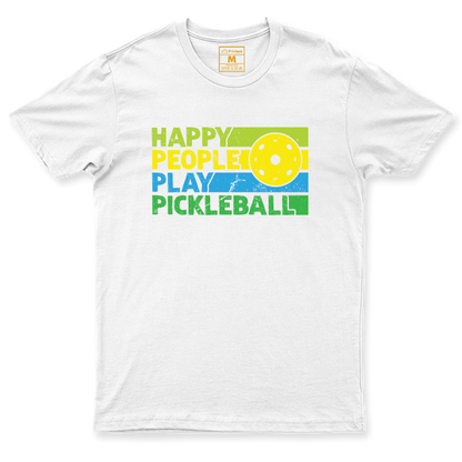 Drifit Shirt: Happy People Play Pickleball