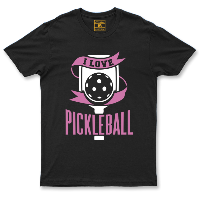 Drifit Shirt: I Love Pickleball