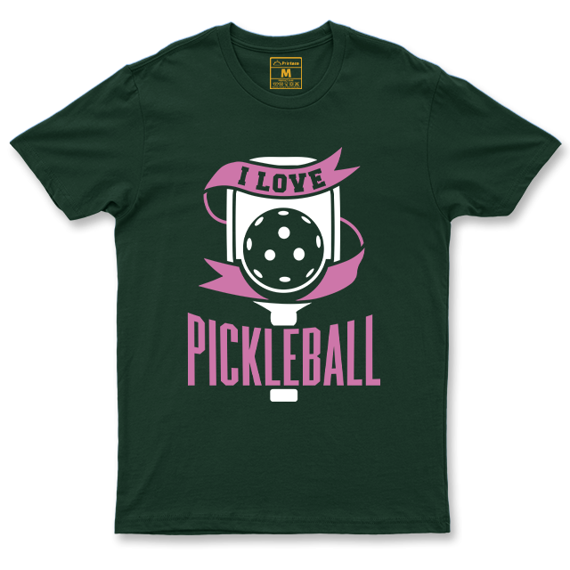 Drifit Shirt: I Love Pickleball