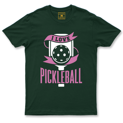 Drifit Shirt: I Love Pickleball