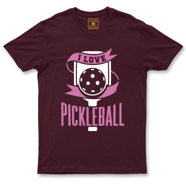 Drifit Shirt: I Love Pickleball