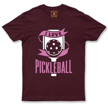 Drifit Shirt: I Love Pickleball