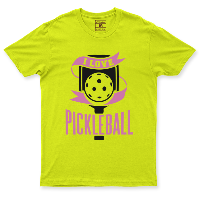 Drifit Shirt: I Love Pickleball