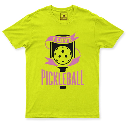 Drifit Shirt: I Love Pickleball