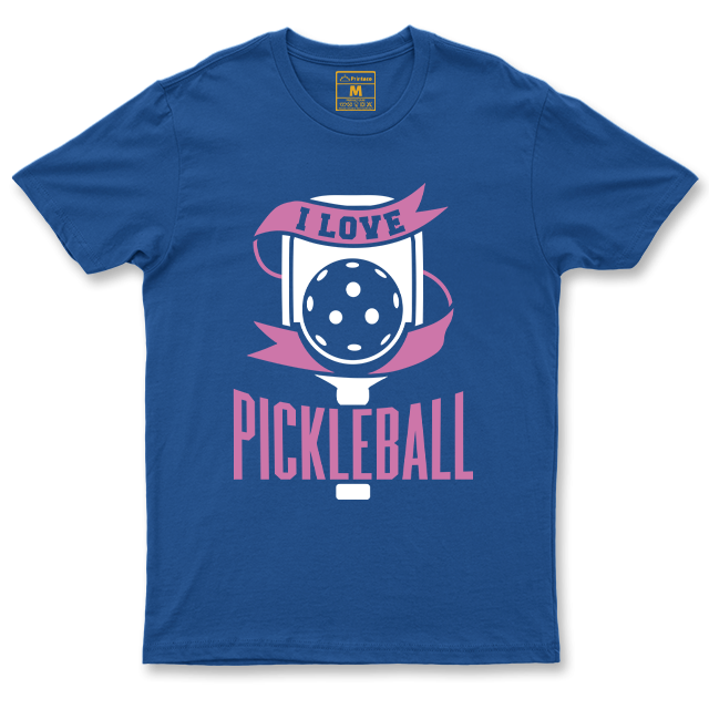 Drifit Shirt: I Love Pickleball