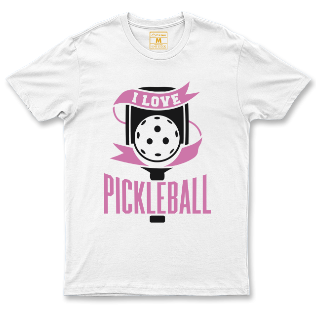 Drifit Shirt: I Love Pickleball