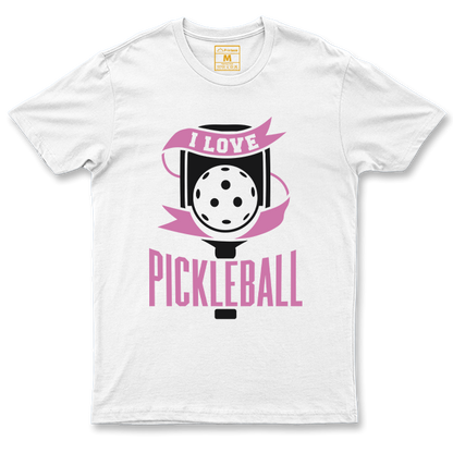 Drifit Shirt: I Love Pickleball