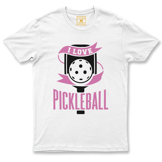 Drifit Shirt: I Love Pickleball